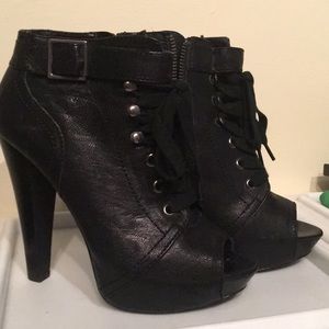 Aldo - open toe booties